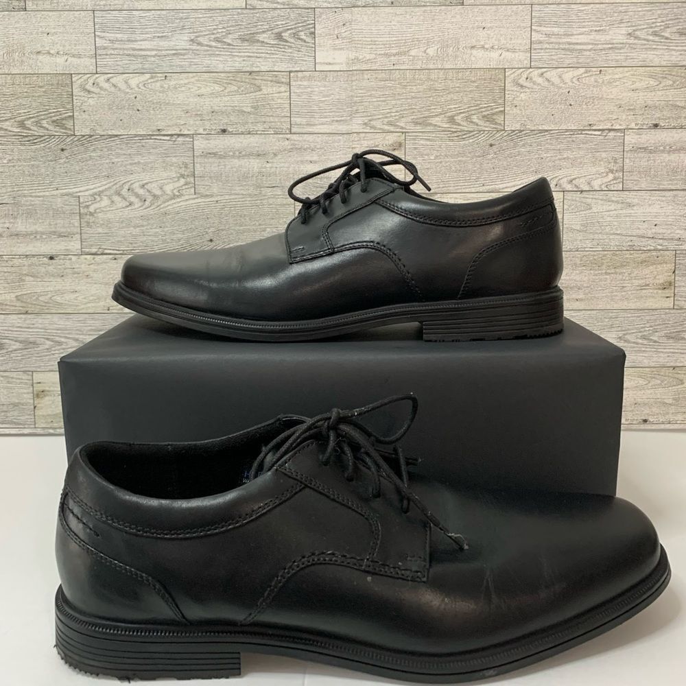 ROCKPORT  | 12 MEN'S CLASSIC OXFORD Robinsyn | BLACK HYDRO SHEILD C1307